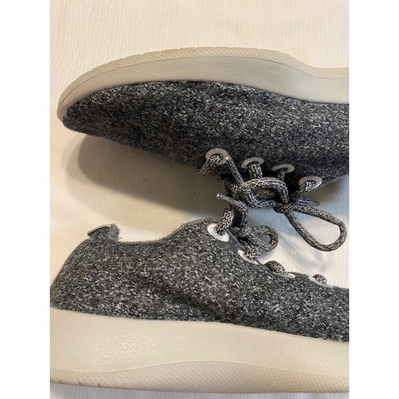 Allbirds Wool Runners Womens 6 Gray White Merino Wool Cushioned Midsole - Picture 11 of 15